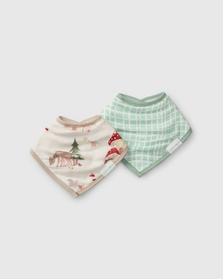 Bandana Bib Set - 2 Pack - Forest Families