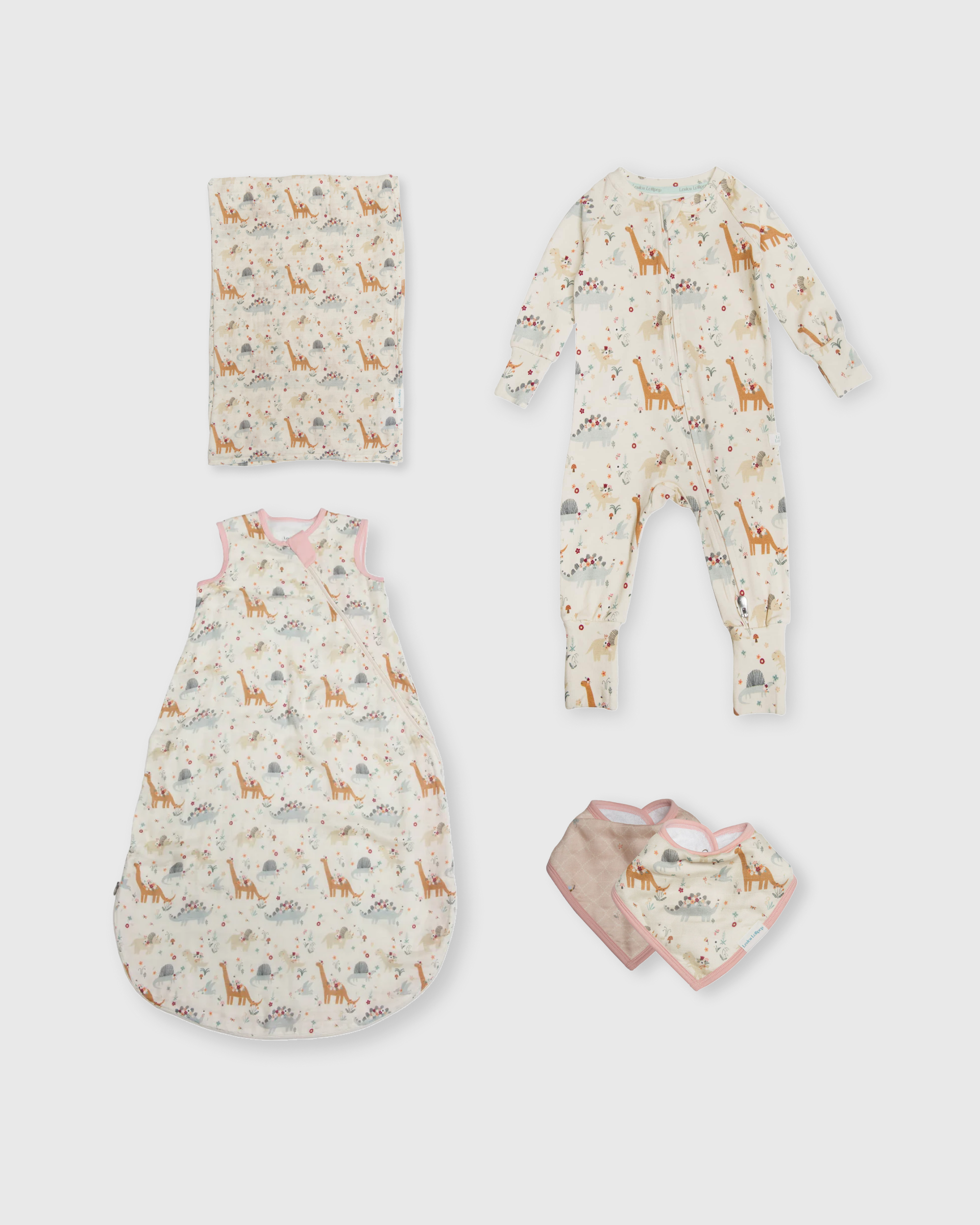 Newborn Essentials Gift Bundle - Baby Dinomite