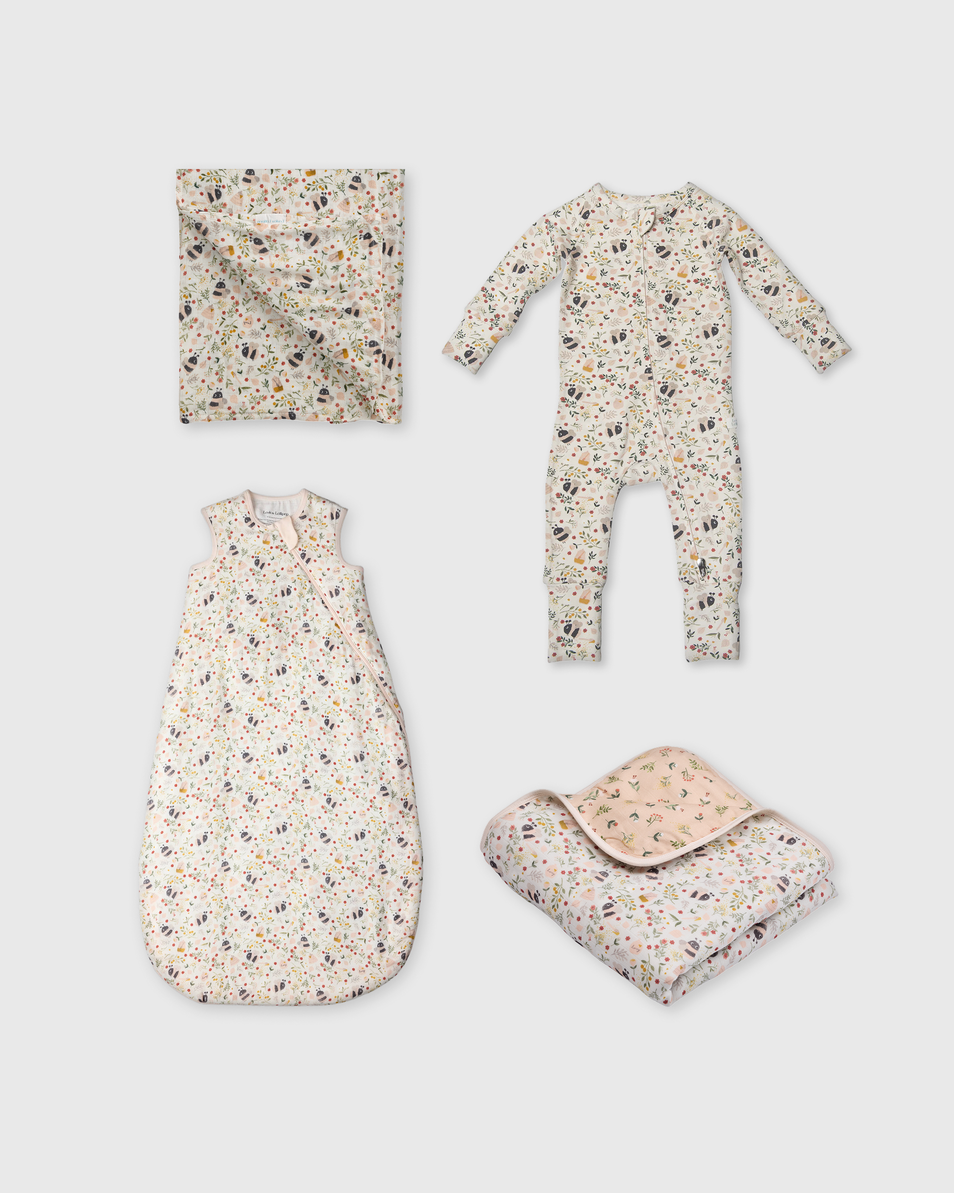 Newborn Sleep Gift Bundle - Bumble Bees
