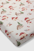 Muslin Fitted Crib Sheet - Forest Families