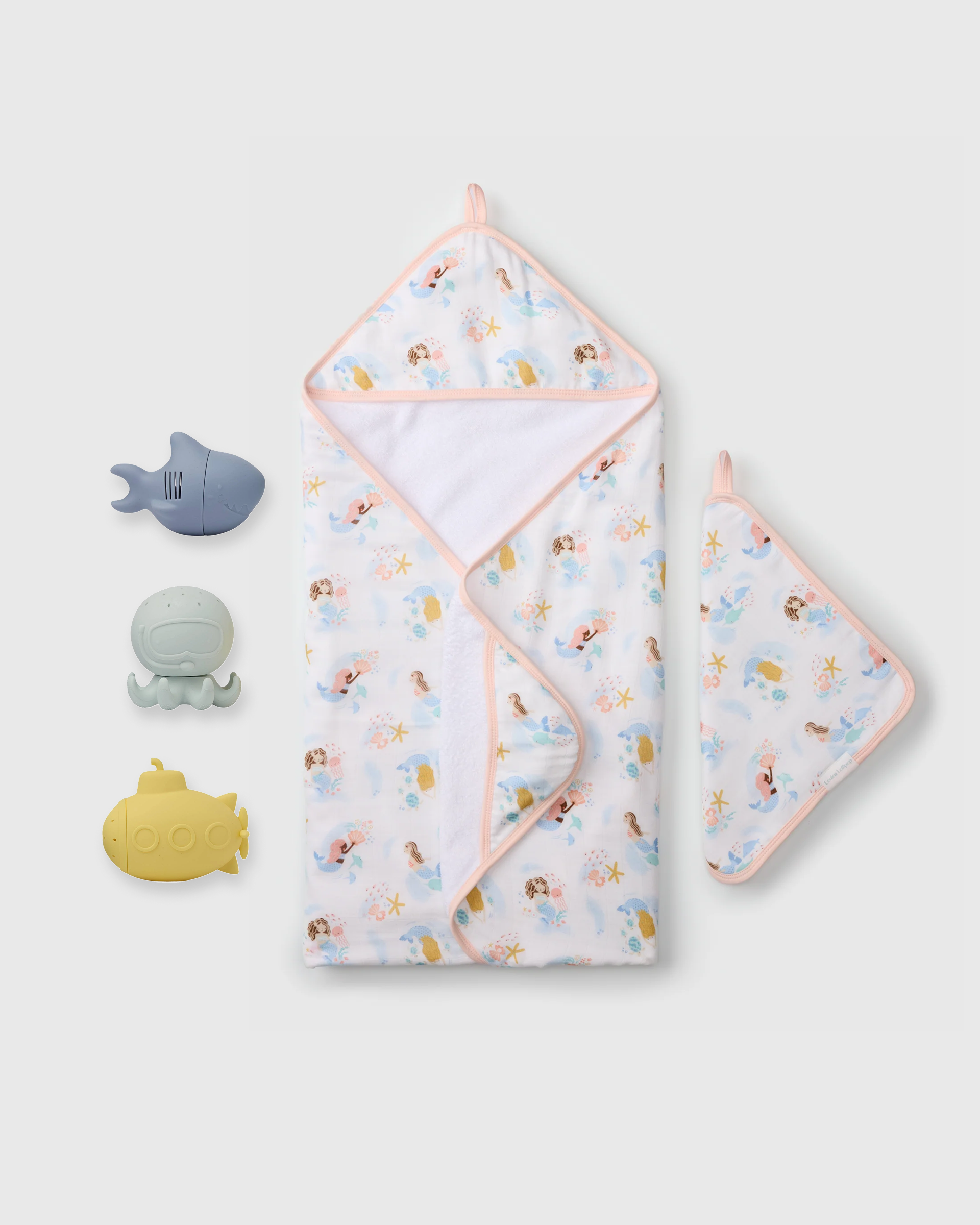 Baby Bath Gift Bundle - Mermaids
