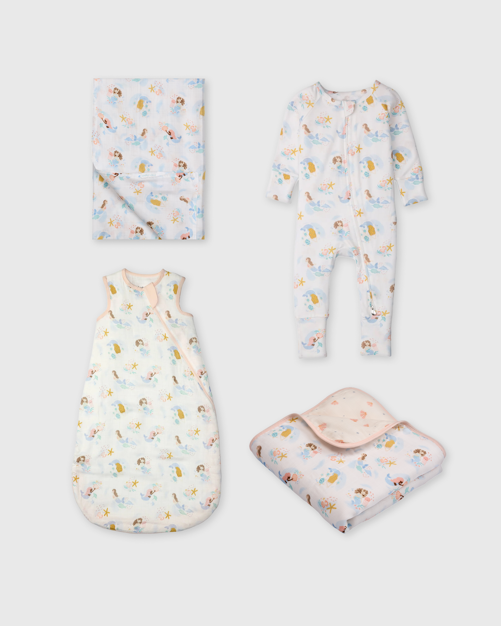 Newborn Sleep Gift Bundle - Mermaids