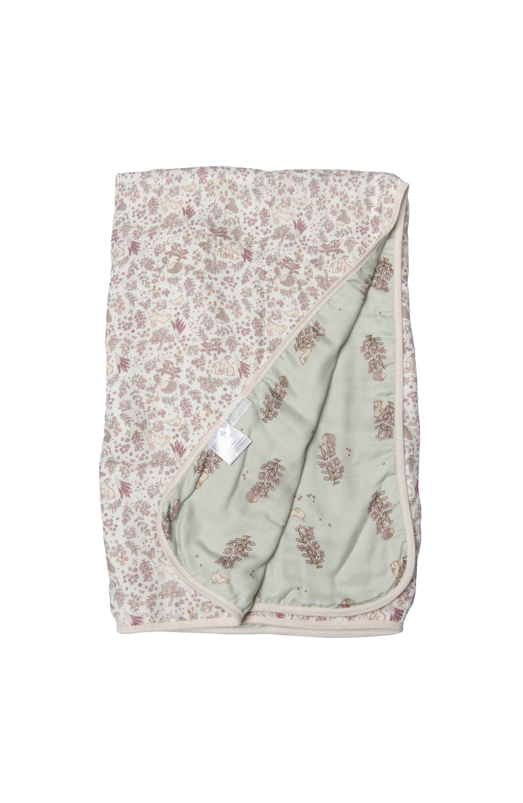 Muslin Quilt - Hedgehog Forest