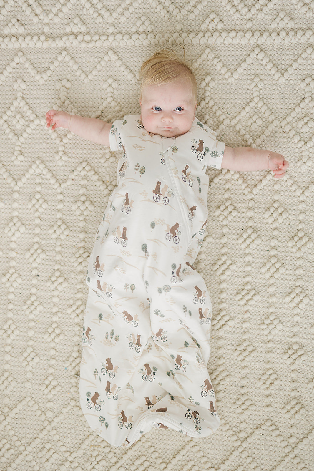 TENCEL™ Sleep Bag 1.0 TOG - Bears on Bikes
