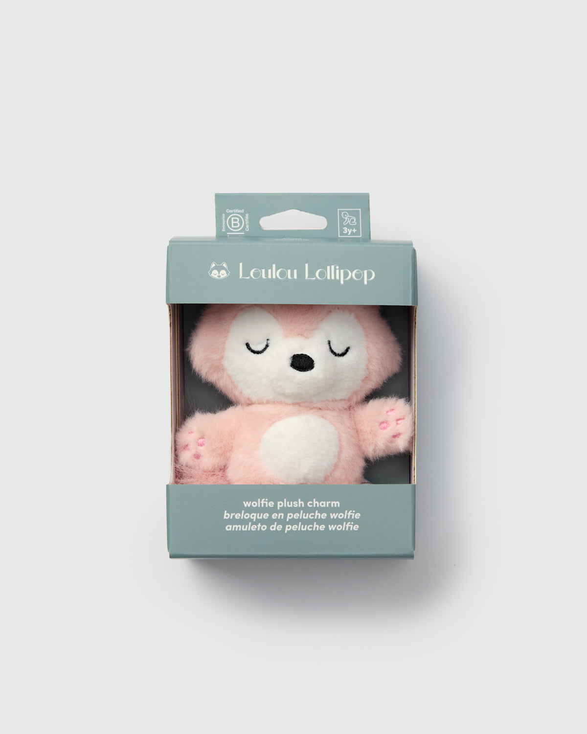 Wolfie Plush Bag Charm - Pink (Limited Edition)